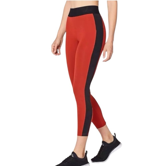 Lululemon Women's orange Red and Black Leggings 10 - Picture 1 of 8